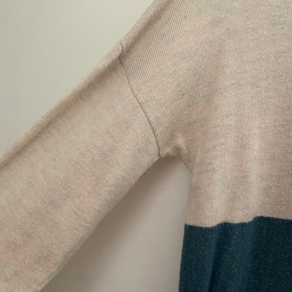 Smartwool The Shadow Pine Merino Wool Color Block Knit Sweater Womens Size Small - Picture 8 of 9